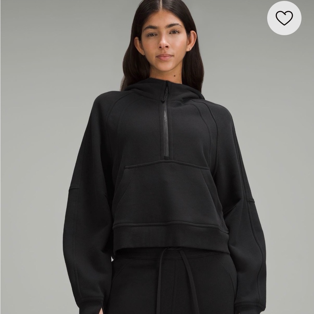 lululemon athletica Black Half-Zip Hoodie